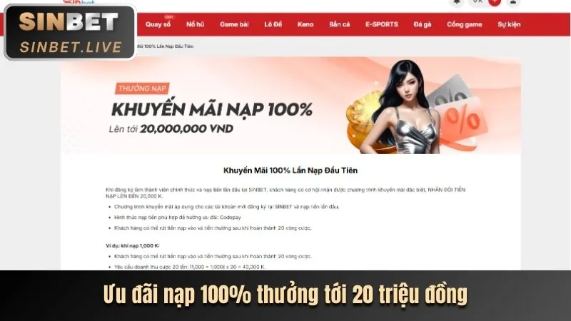 Thưởng chào mừng hay88
